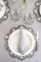 Green Wave Placemat + Napkin