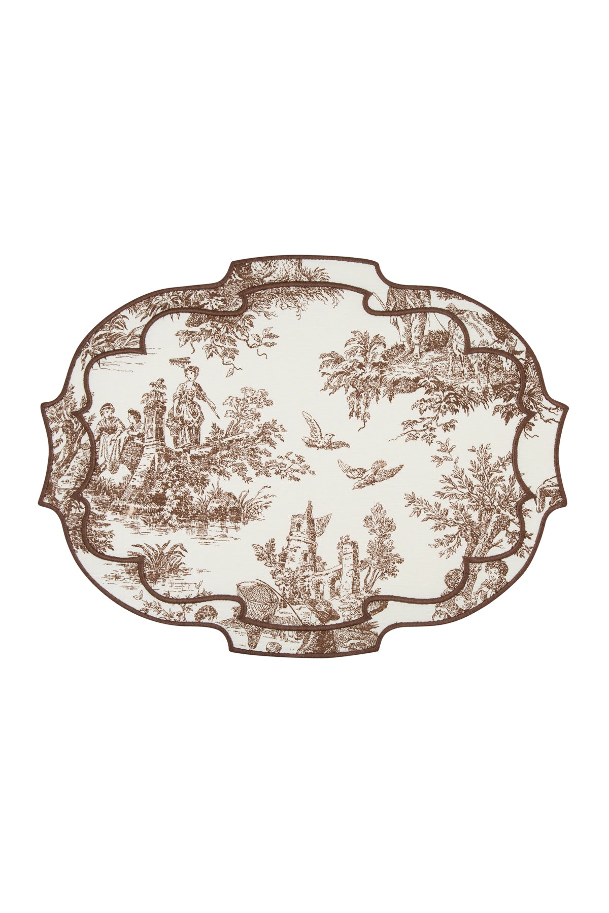 Chestnut Toile 2'li Amerikan Servisi