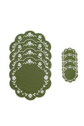Gold Camellia Placemat + Coaster (Set of 4)