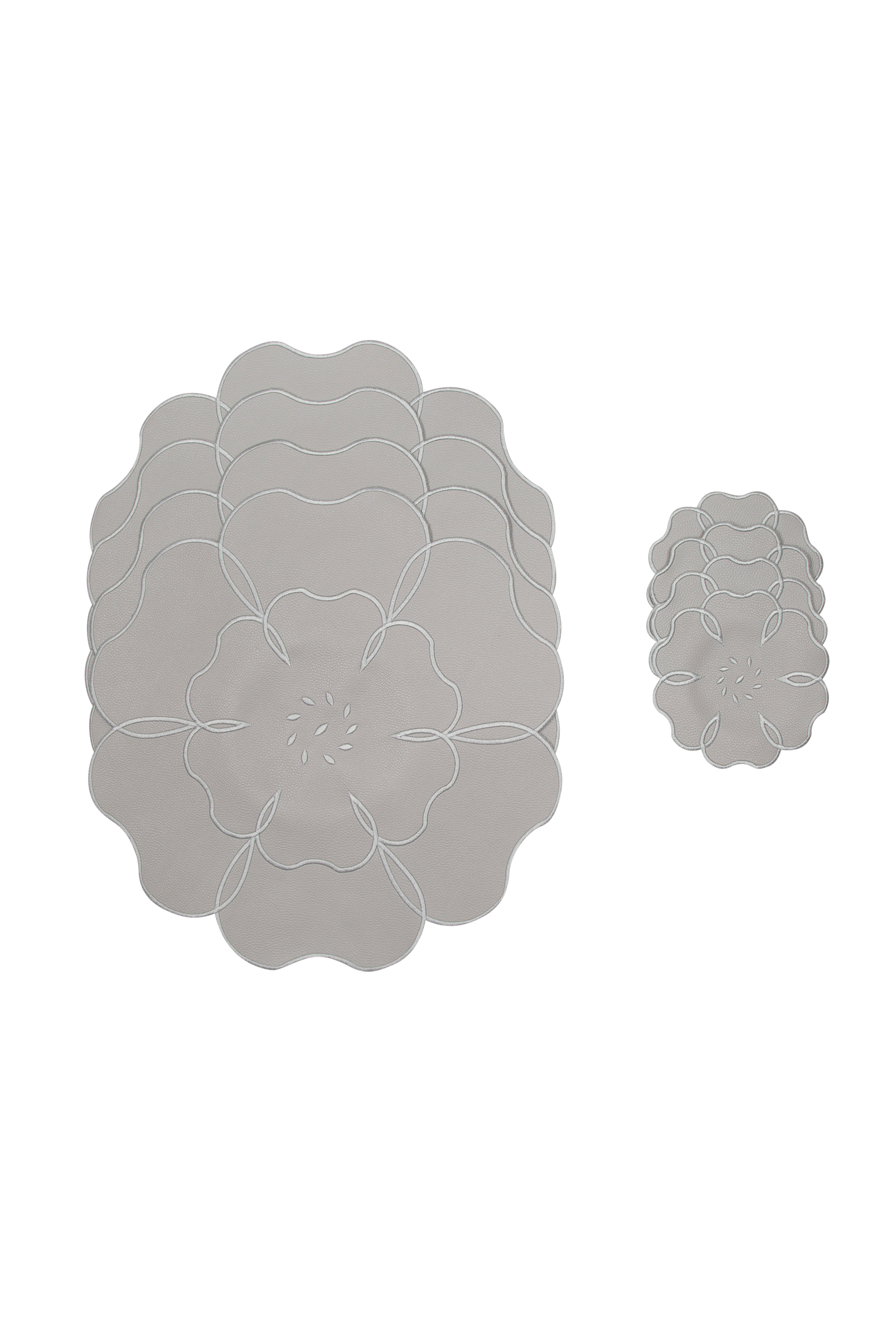 Leather Camellia 4'lü Set