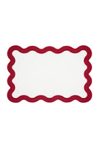 Curvy Black Placemat + Napkin