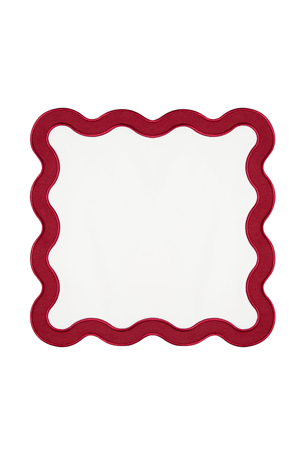 Curvy Wine Red Amerikan Servisi + Peçete