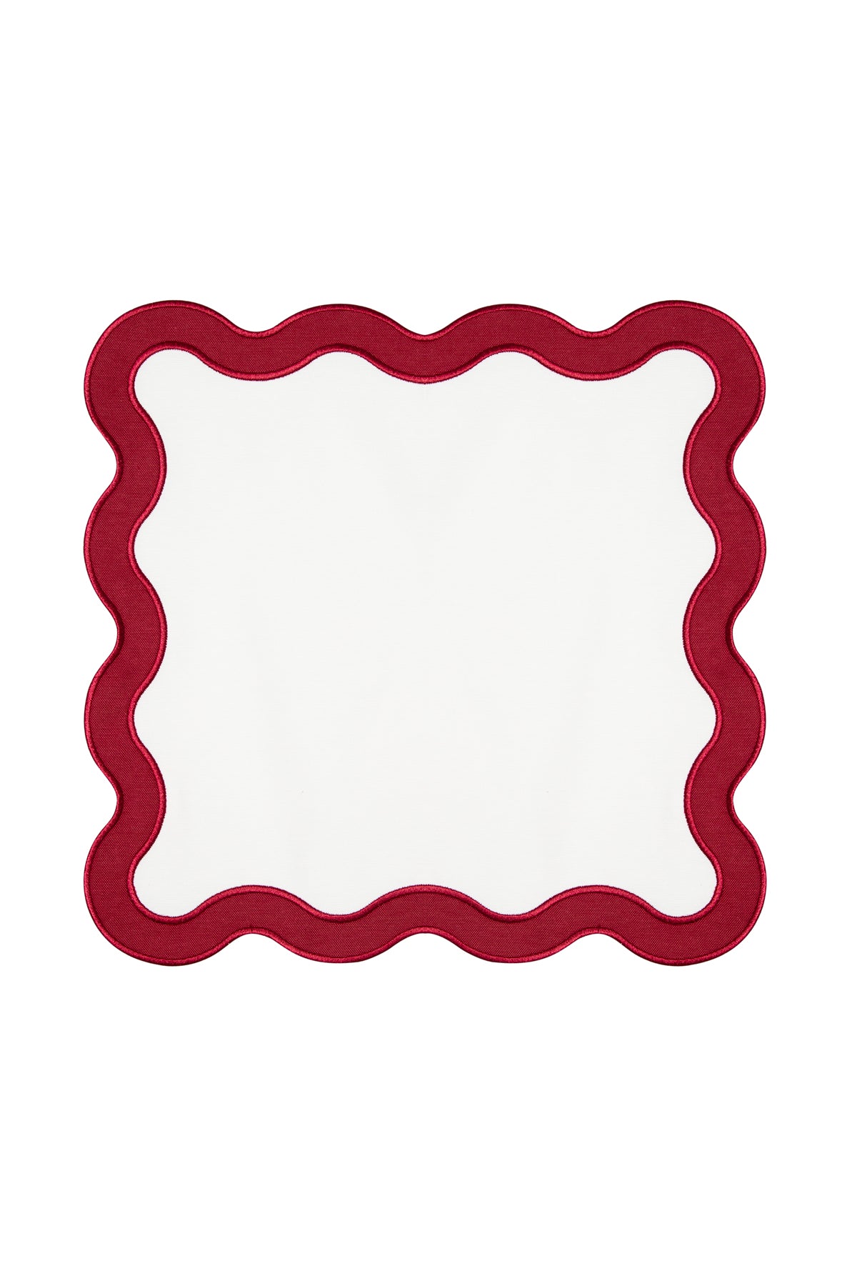 Curvy Wine Red Amerikan Servisi + Peçete