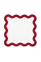 Görseli Galeri görüntüleyiciye yükleyin, Curvy Wine Red Amerikan Servisi + Peçete
