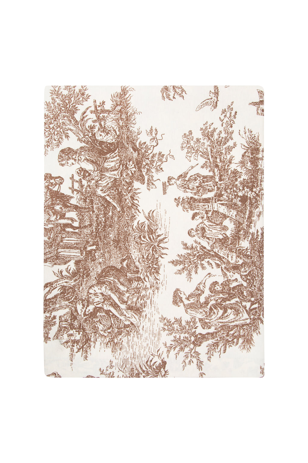 Chestnut Toile Tablecloth