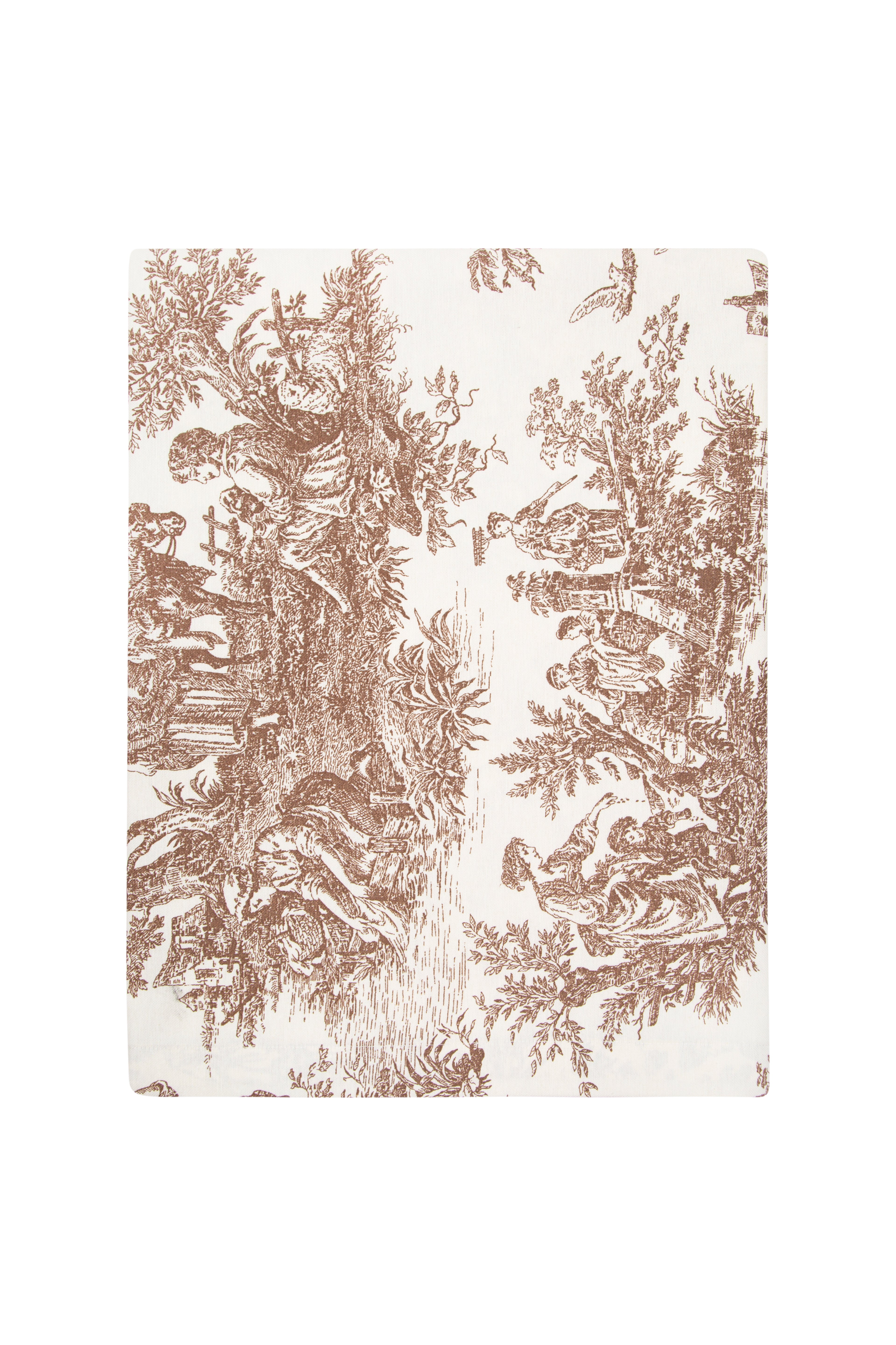 Chestnut Toile Tablecloth
