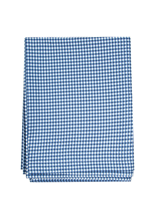 Blue Mini Gingham Masa Örtüsü