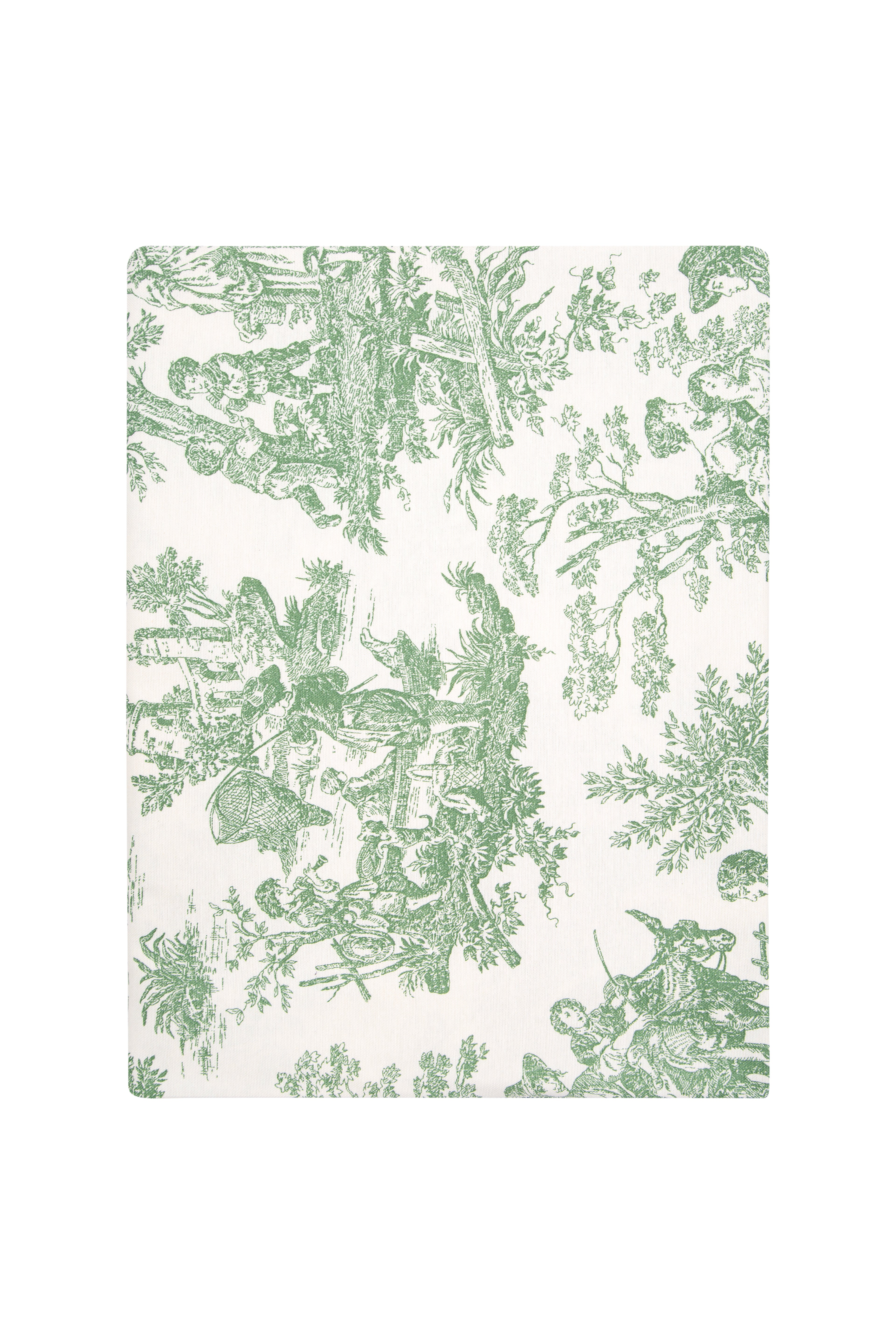 Emerald Toile Tablecloth