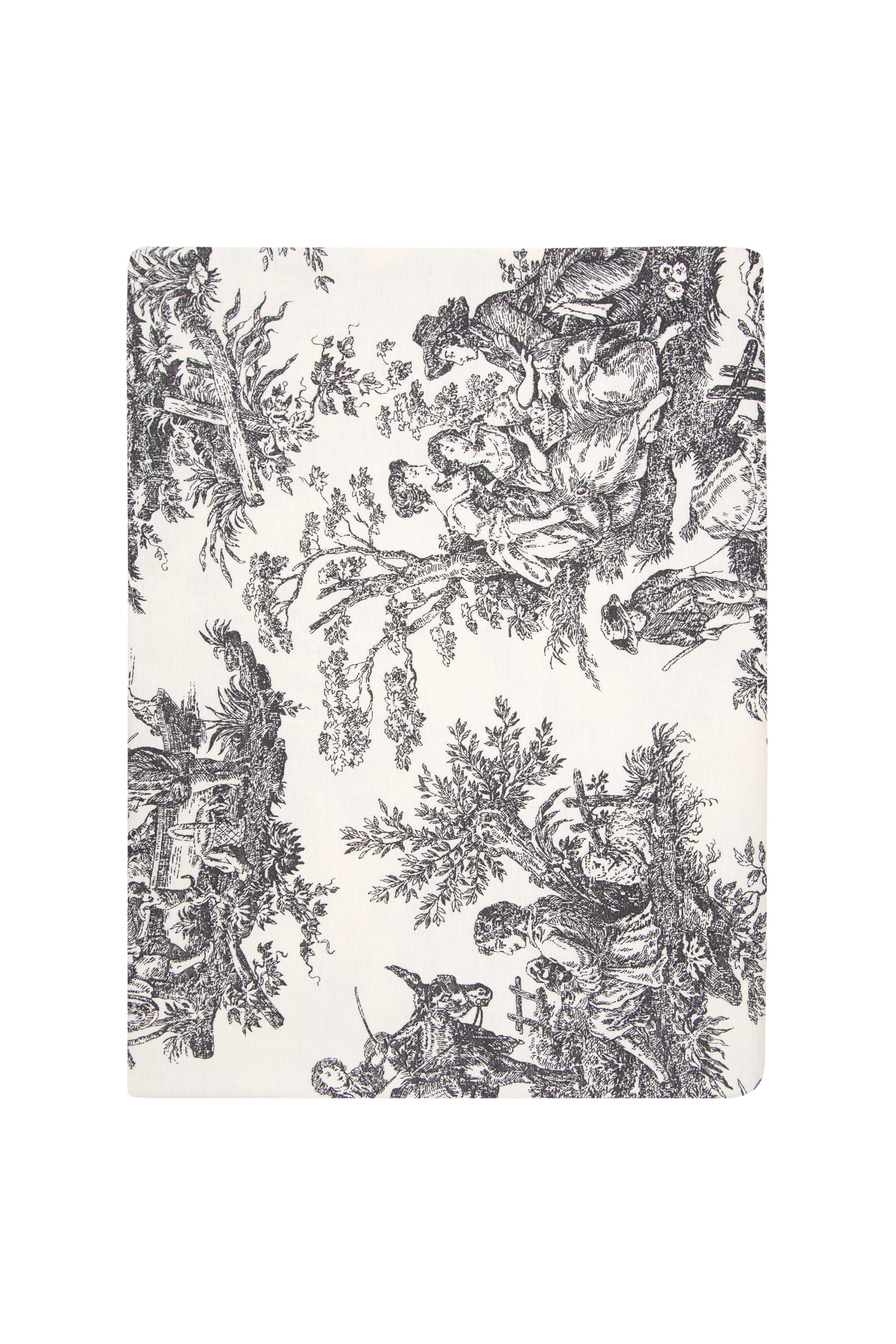 Ebony Toile Tablecloth