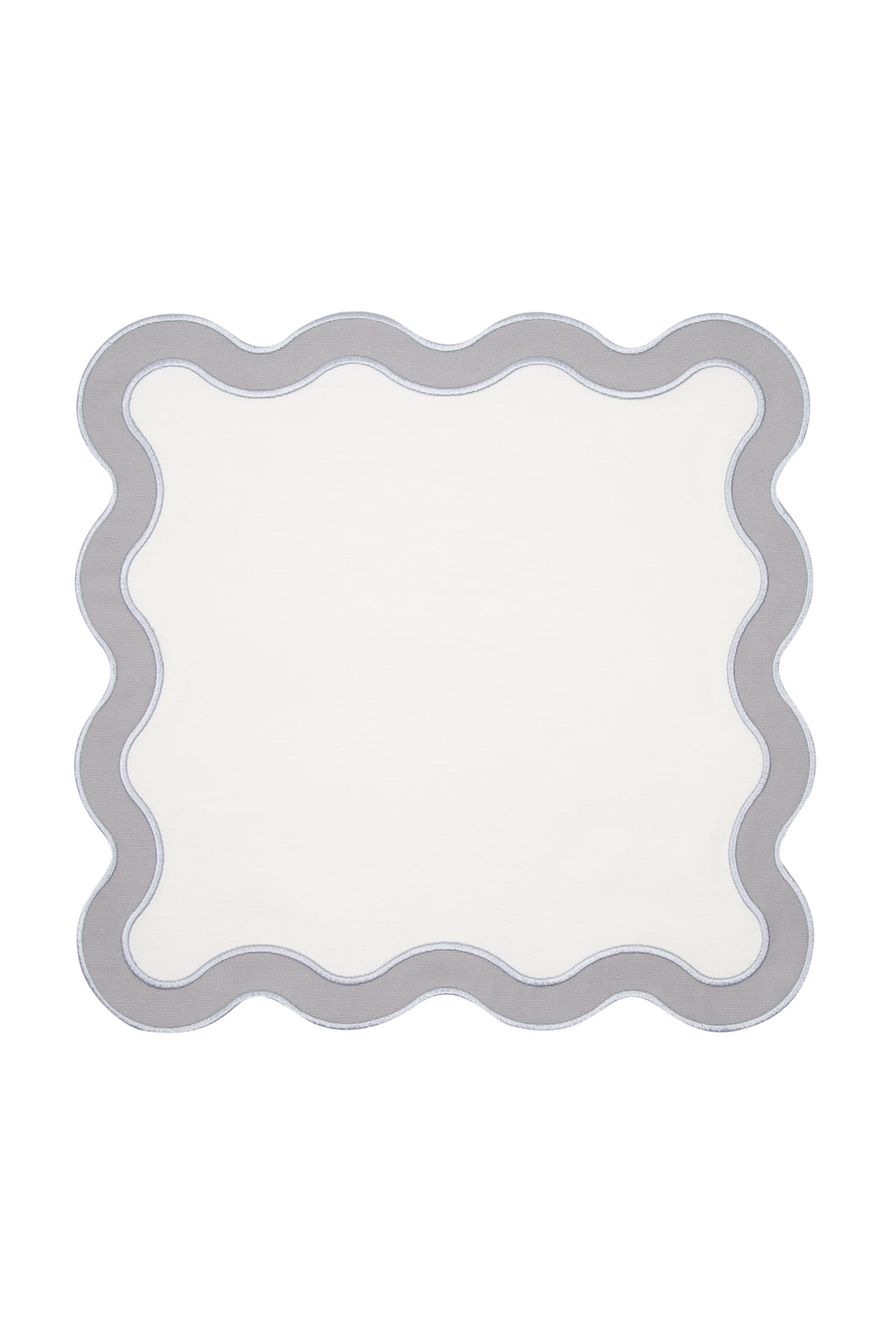 Curvy Gray Napkin (Set of 2)