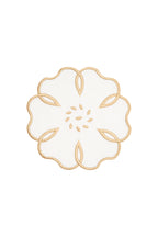 Gold Camellia 4'lü Bardak Altlığı