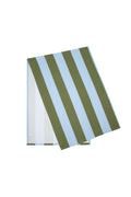 Olive & Blue  Stripes