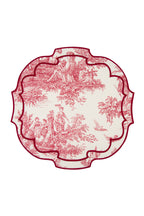 Lilly Red Scallop Napkin (Set of 2)