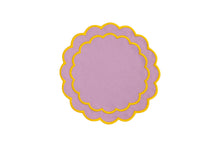 Load image into Gallery viewer, Lilac Scallop Cocktail Napkin (Set of 4)
