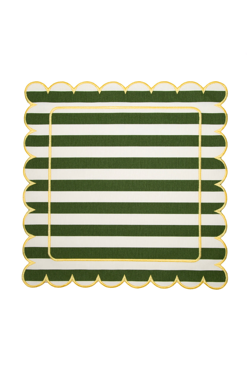 Green Wave Napkin (Set of 2)