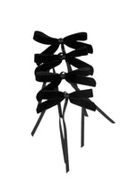 Siyah Kurdele Peçete Halkası (4'lü)