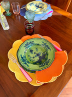 Colorful Scallop Napkin (Set of 4)