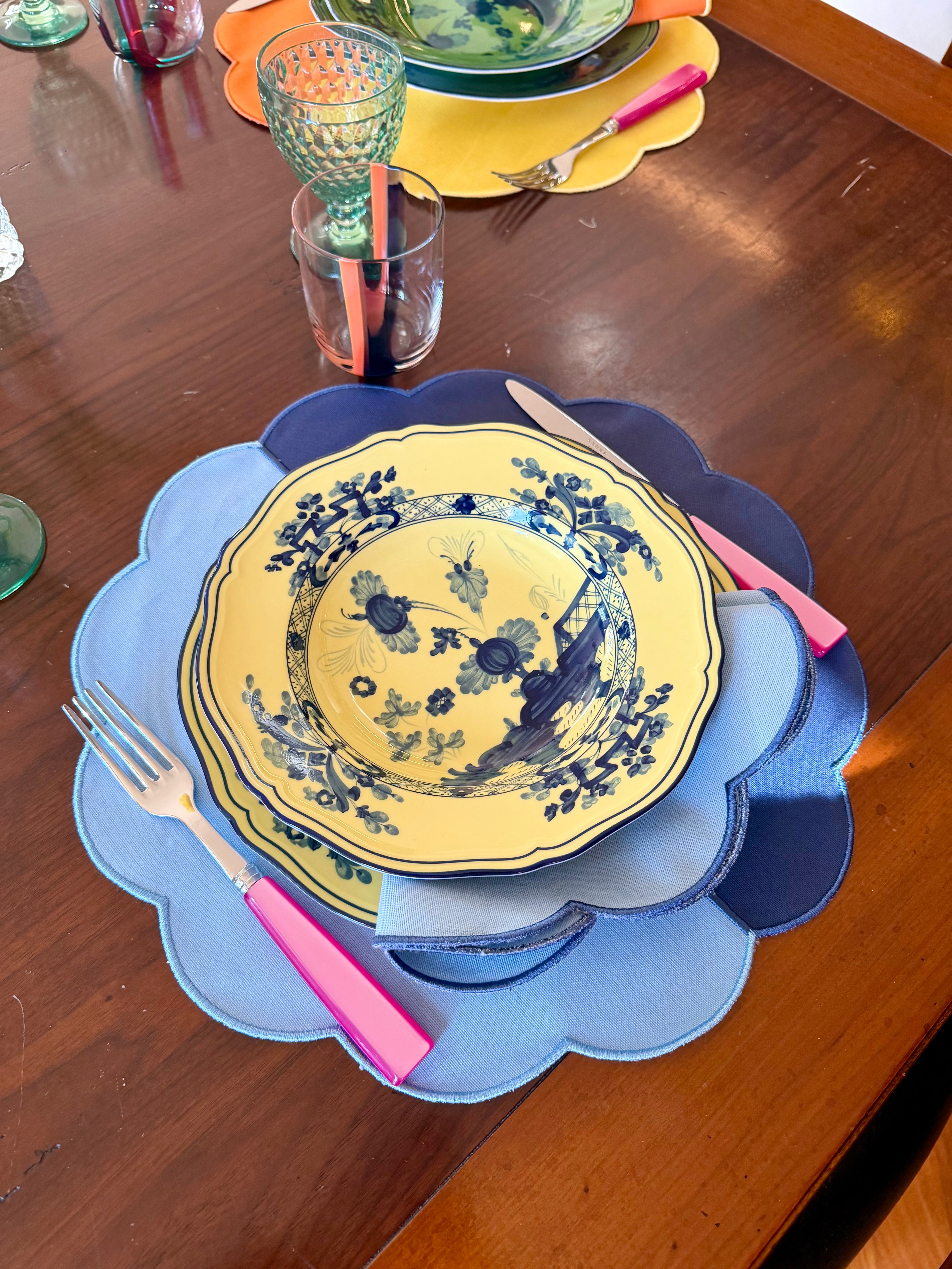 Colorful Scallop Placemat (Set of 4)