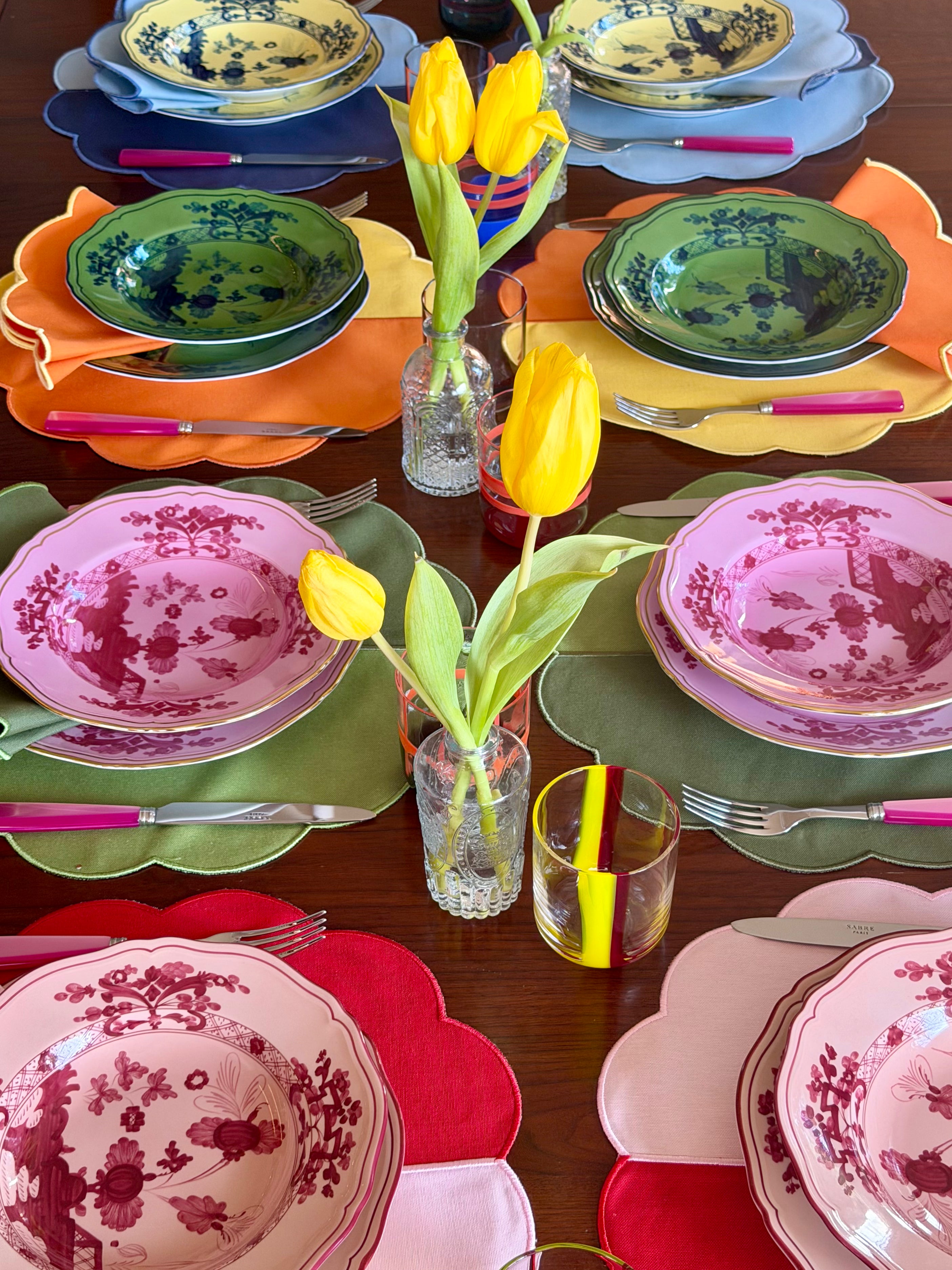 Colorful Scallop Placemat (Set of 4)