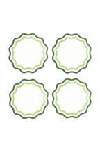 Green Wave 4'lü Bardak Altlığı