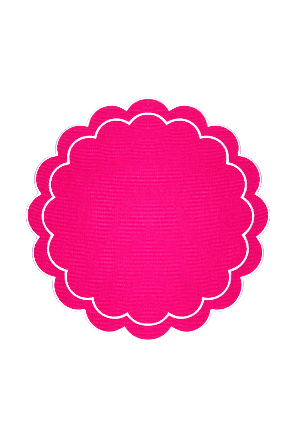 Fuchsia Scallop 2'li Amerikan Servisi