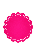 Fuchsia Scallop 2'li Amerikan Servisi
