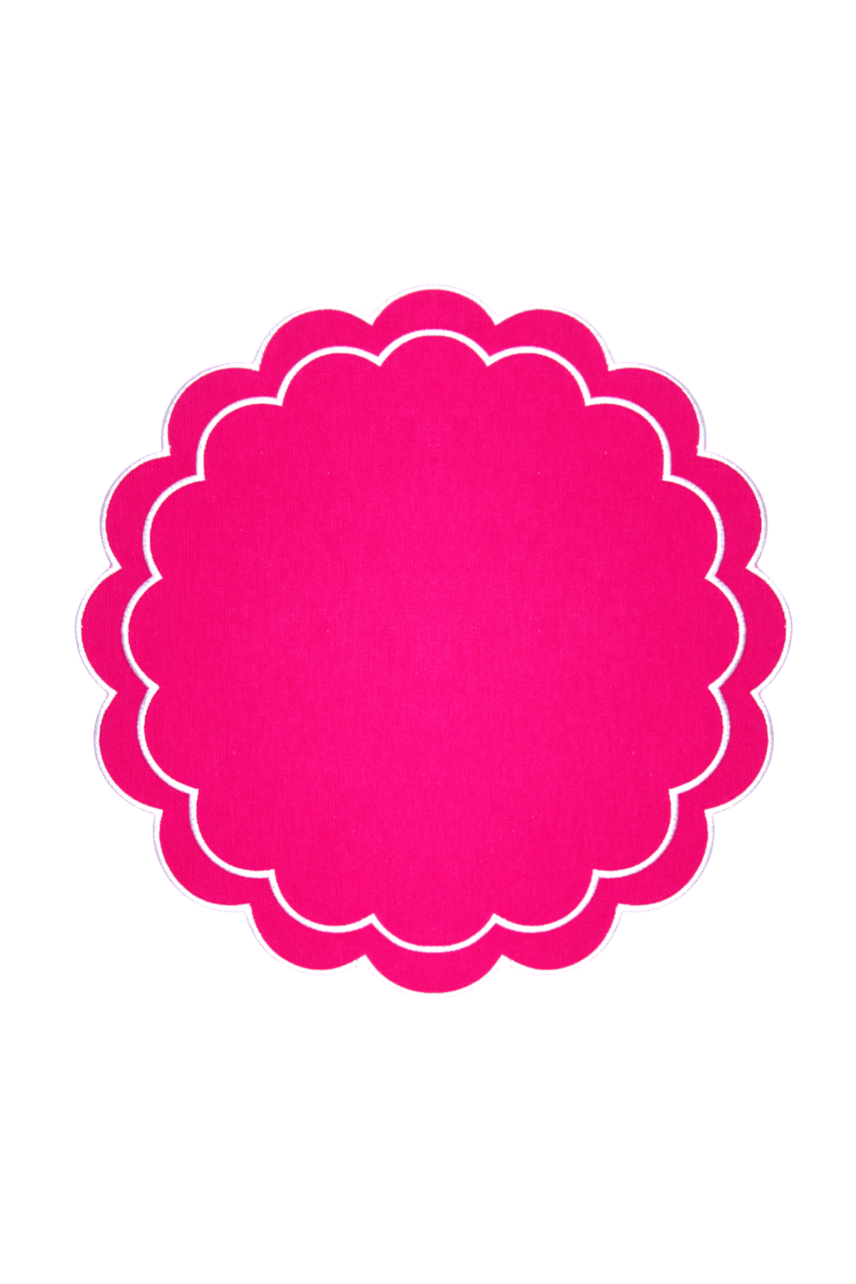 Fuchsia Scallop 2'li Amerikan Servisi