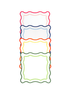 Colorful Scallop Napkin (Set of 4)