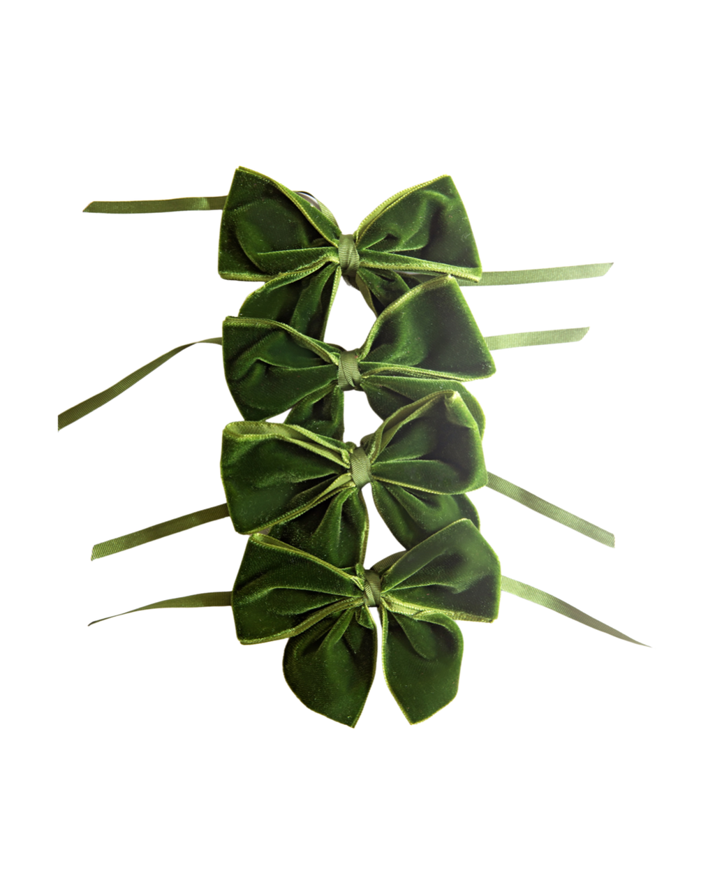 Yeşil Kurdele Peçete Halkası (4'lü)