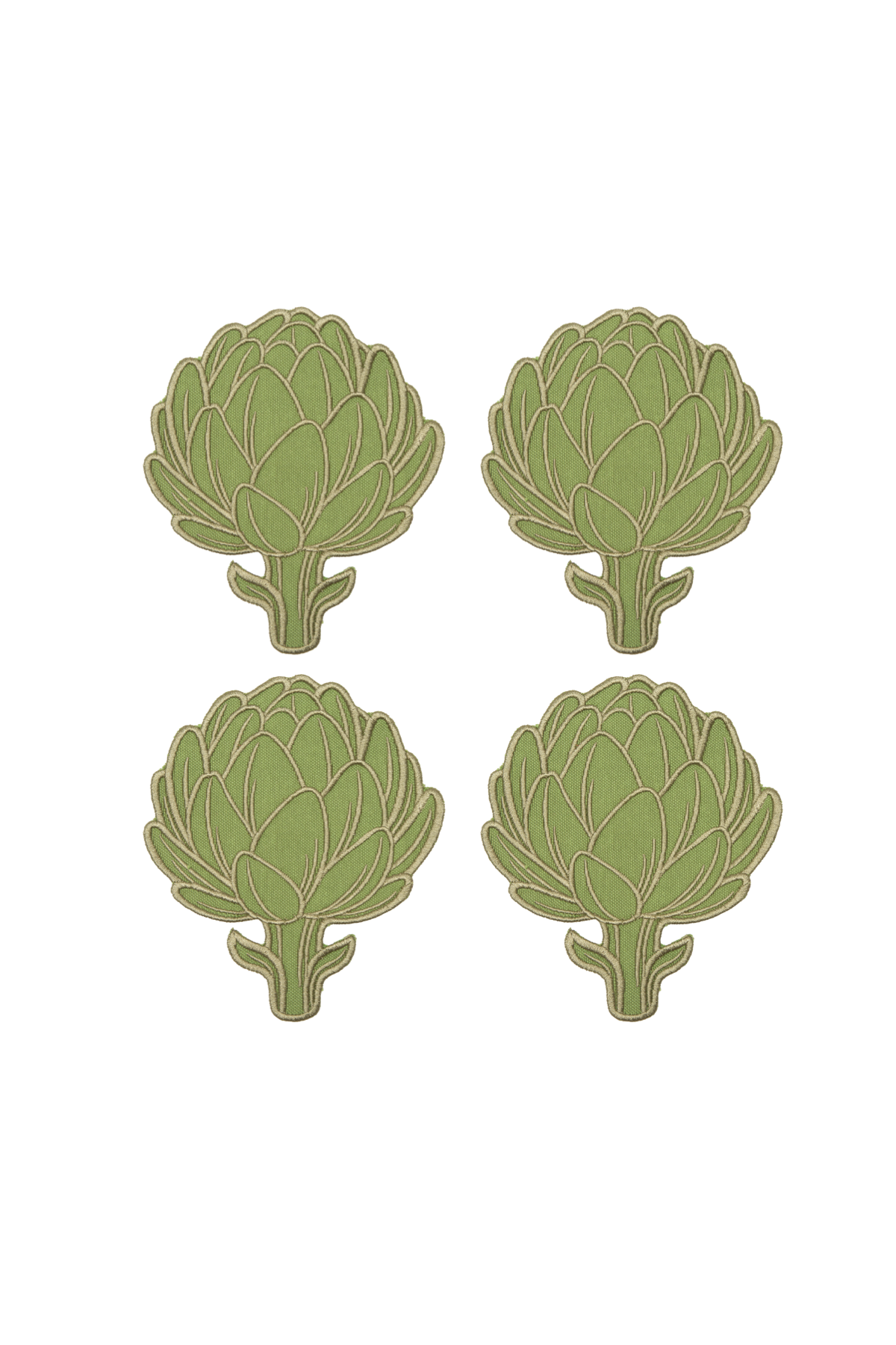 Artichoke 4'lü Bardak Altlığı