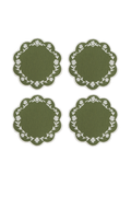 Green Wave Cocktail Napkin (Set of 4)