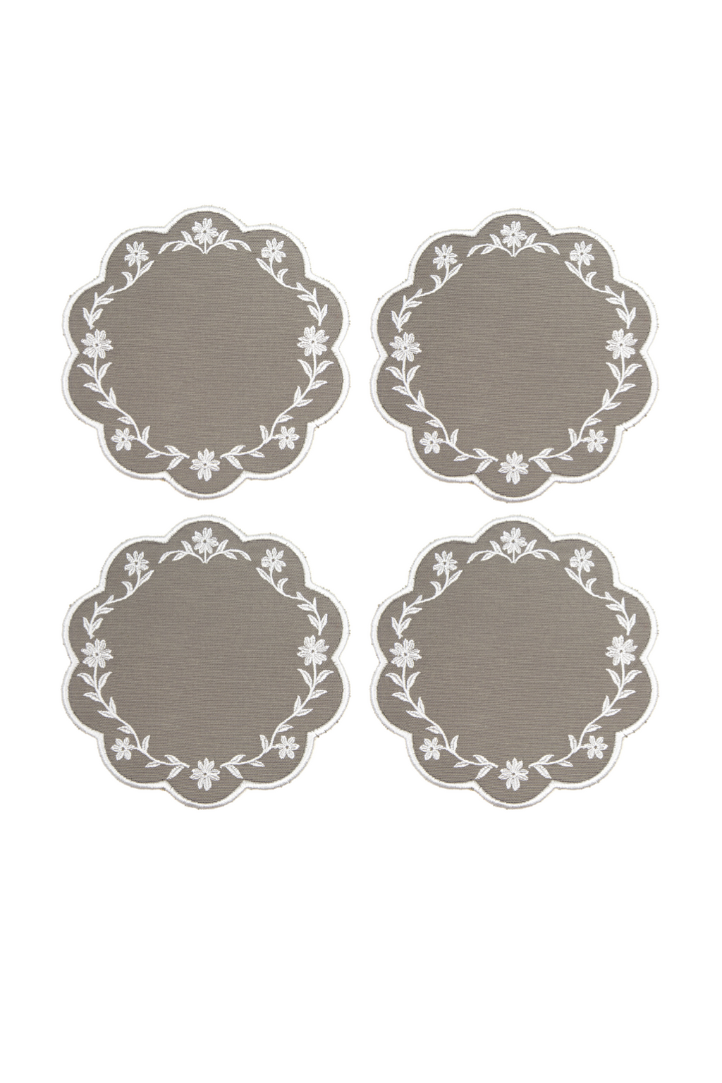 Green Wave Cocktail Napkin (Set of 4)