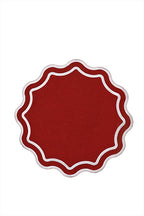 Burgundy Wave Amerikan Servisi + Peçete