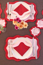 Rose&Burgundy Wave 2’li Amerikan Servisi