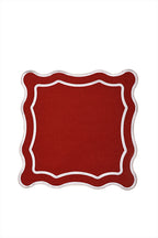 Burgundy Wave Amerikan Servisi + Peçete