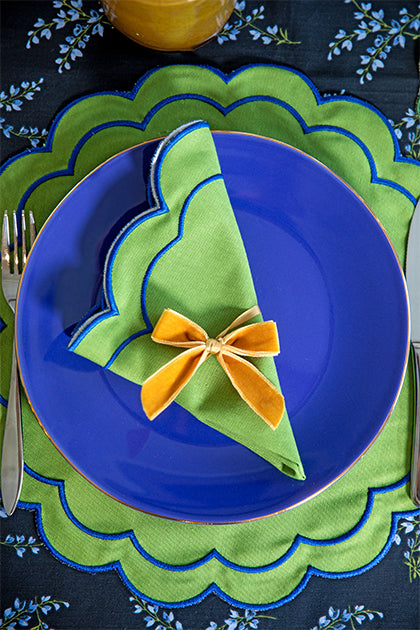 Sarı Kurdele Peçete Halkası (4'lü)