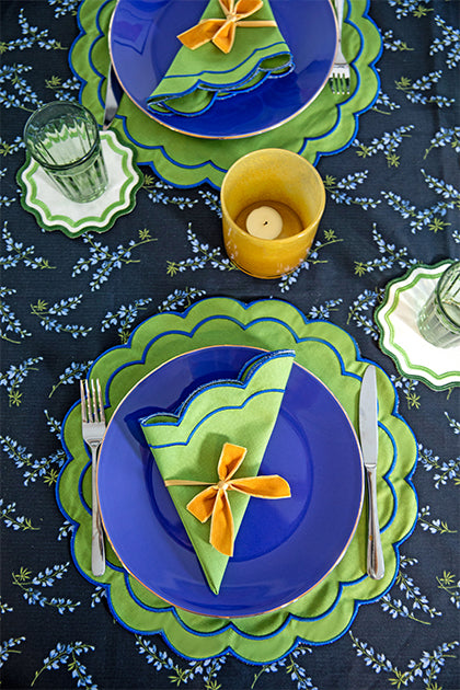 Sarı Kurdele Peçete Halkası (4'lü)