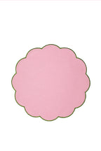 Bicolor Green&Rose Scallop Amerikan Servisi + Peçete