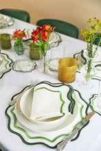Load image into Gallery viewer, Green Wave Placemat + Napkin
