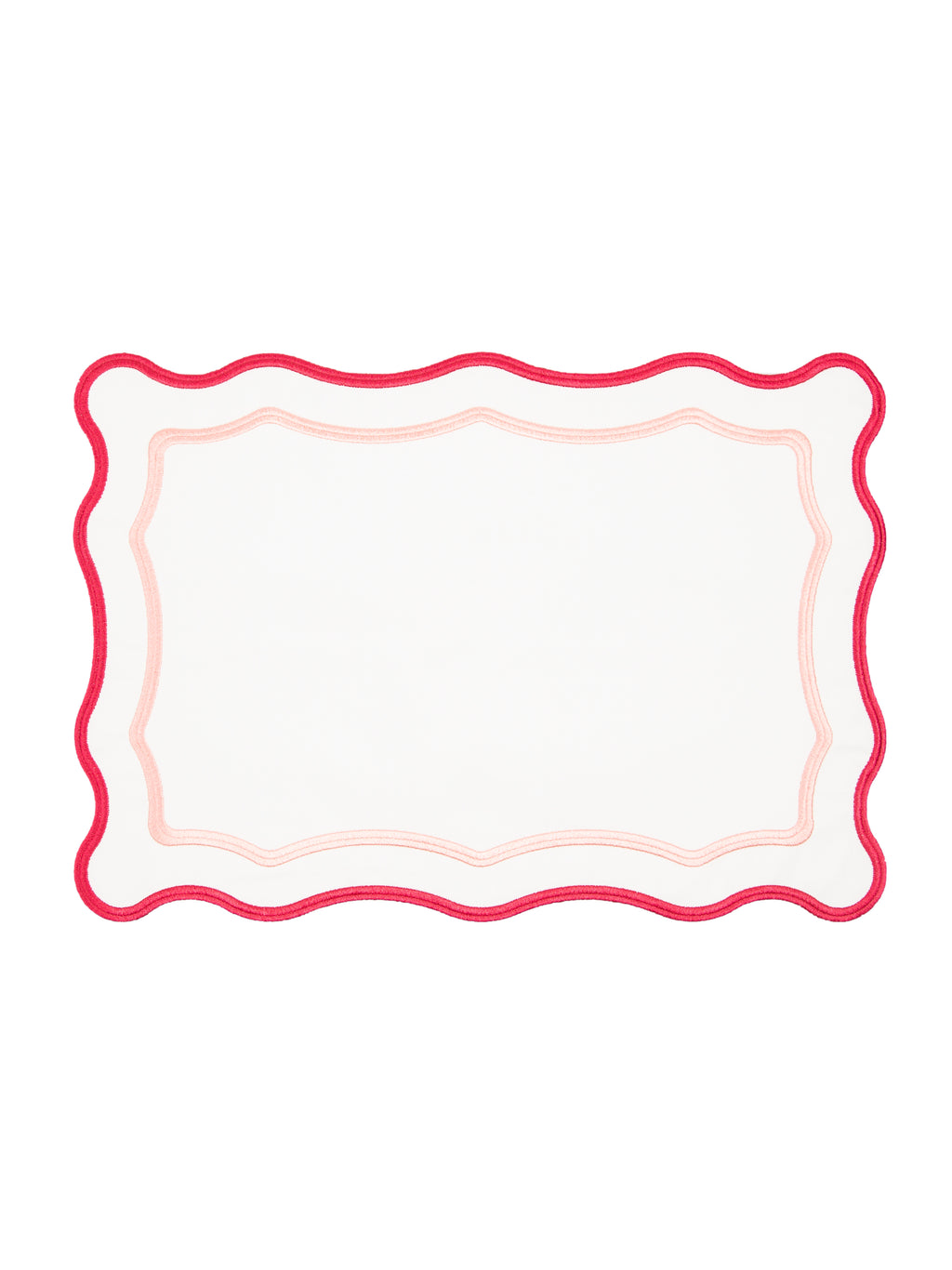 Pink Wave Placemat + Napkin