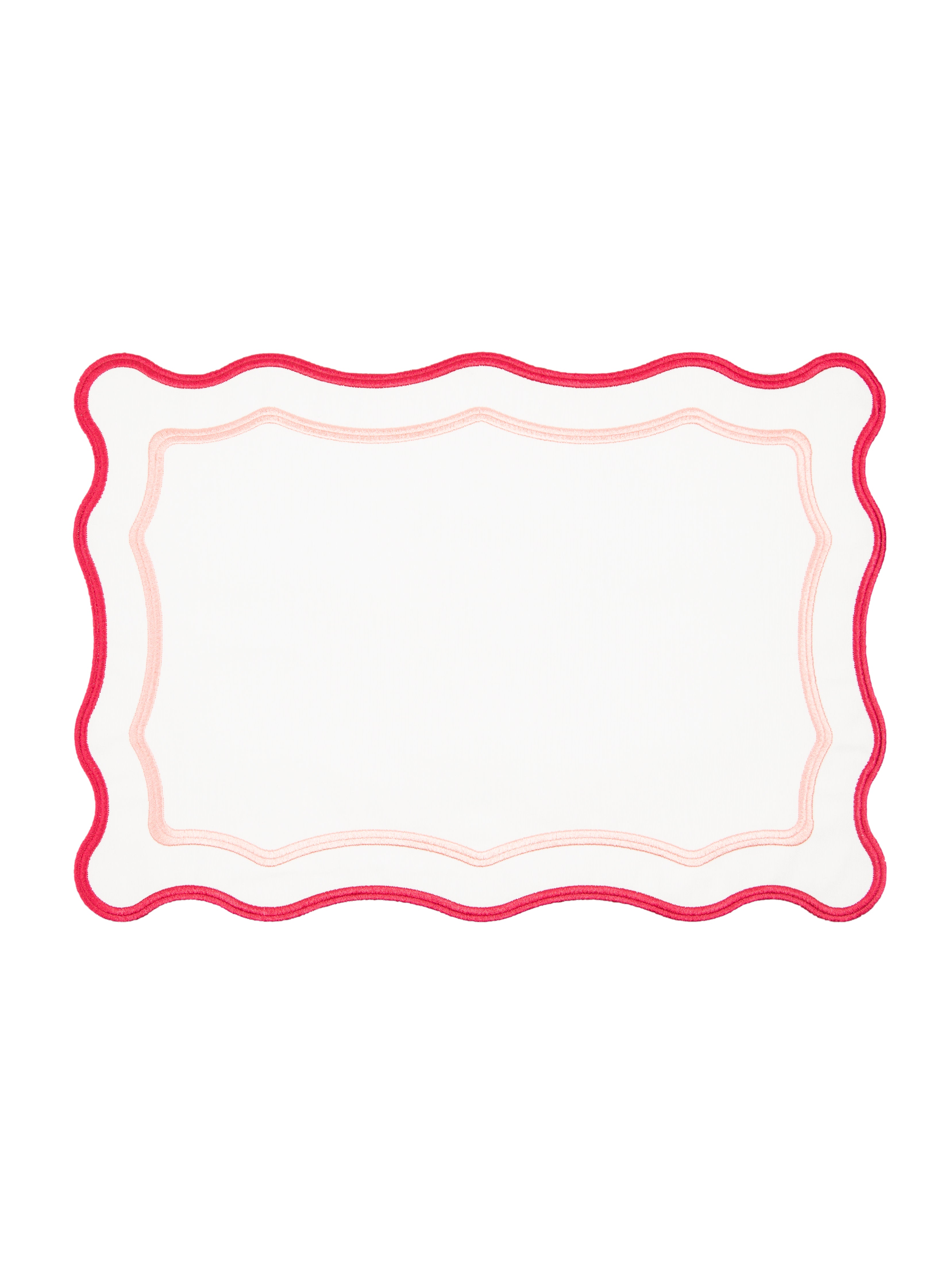 Pink Wave Placemat + Napkin