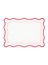 Load image into Gallery viewer, Pink Wave Placemat + Napkin
