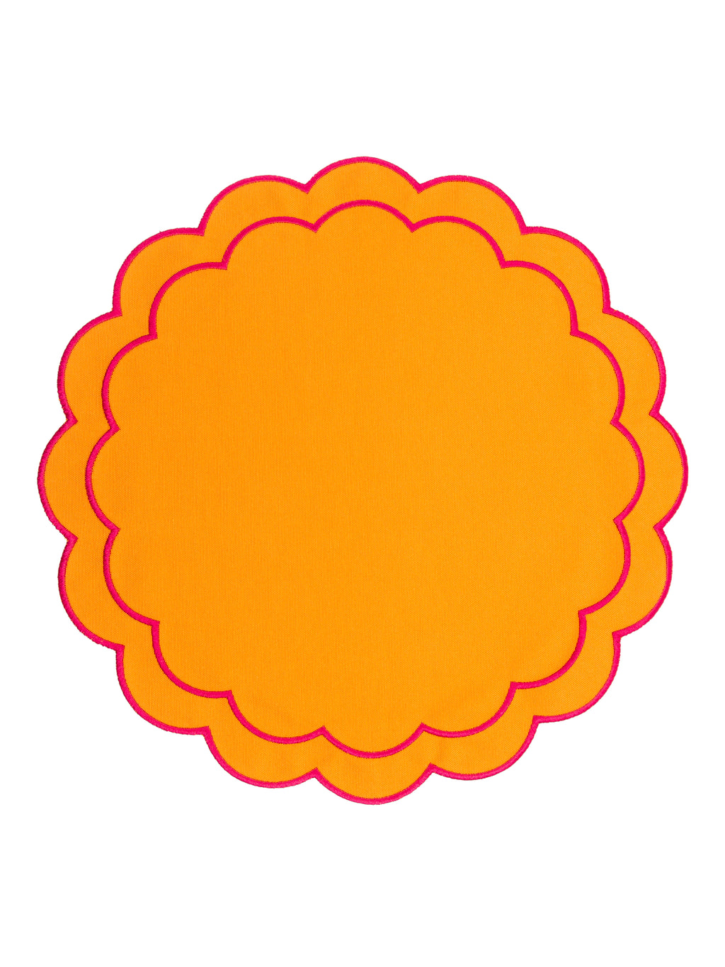 Orange Scallop Amerikan Servisi + Peçete