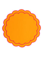 Orange Scallop Amerikan Servisi + Peçete
