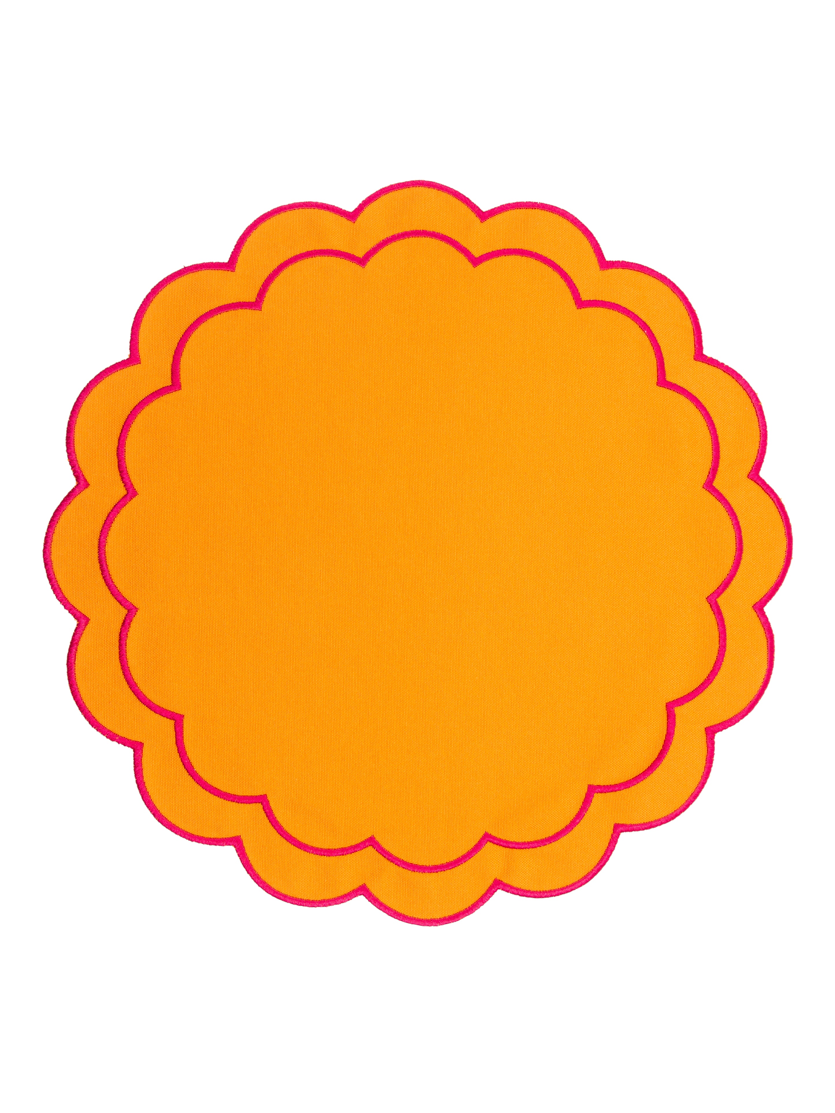 Orange Scallop Amerikan Servisi + Peçete