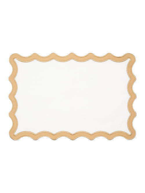 Beige Wave Amerikan Servisi + Peçete