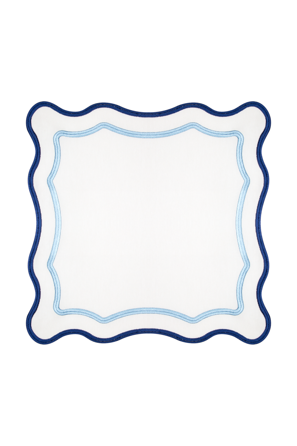 Green Wave Placemat + Napkin