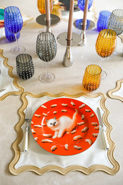 Beige Wave Napkin (Set of 2)