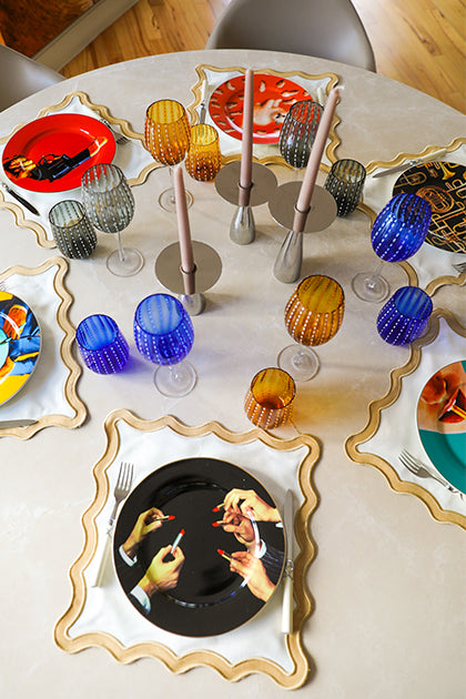 Beige Wave Napkin (Set of 2)