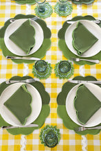 Load image into Gallery viewer, Bicolor Green Scallop Placemat (Set of 2)
